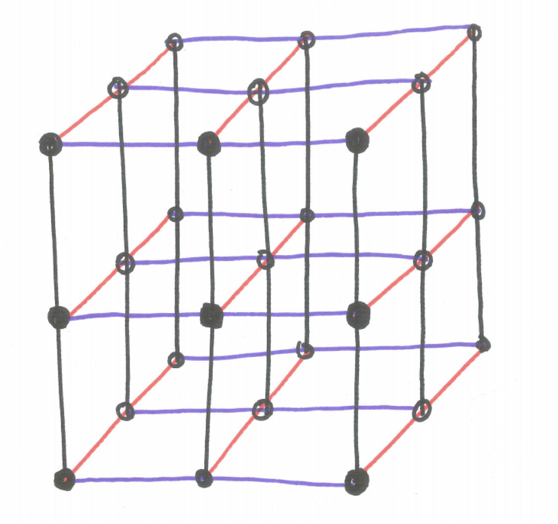 3D Ant-walking Grid