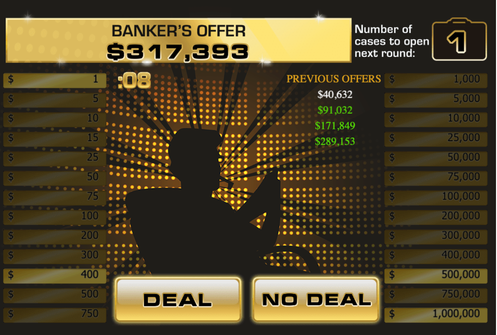Banker offer increases to $317,393.